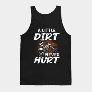 Dirt Bike Art For Boys Men Motocross Biker Motorcycle Tank Top